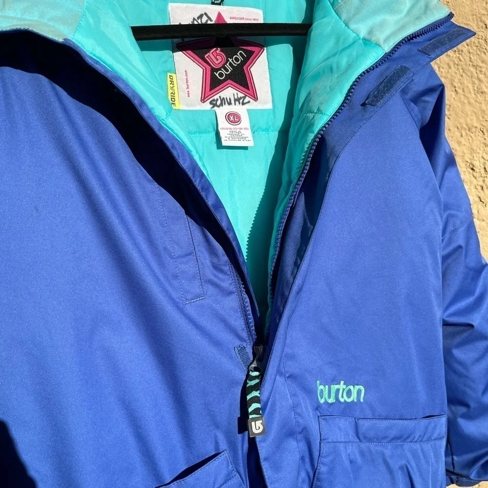 Girl's Burton Dry-Ride Jacket Purple Full-Zip XL Snowboard Ski Winter Lined Snow